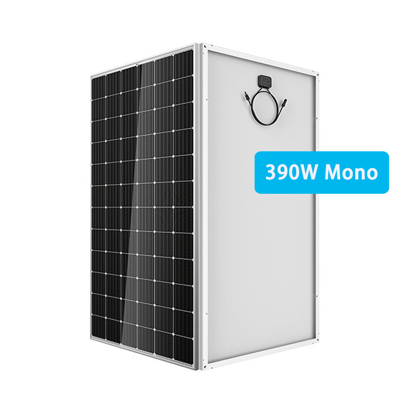390W 12v mono solar panel used for ground system