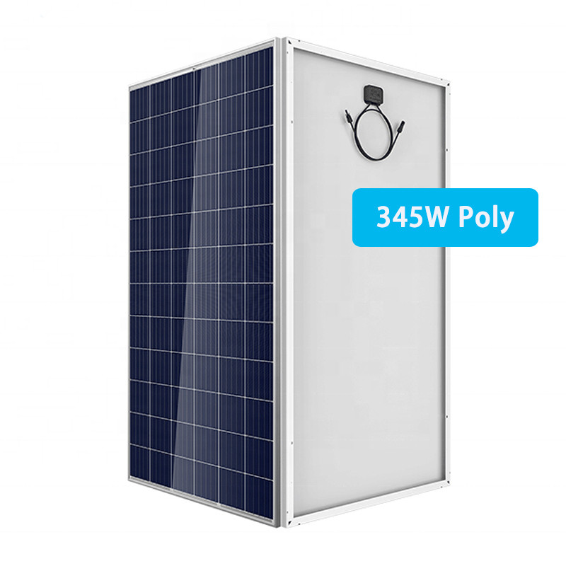 345W polycrystalline silicon solar panel cell with certificate