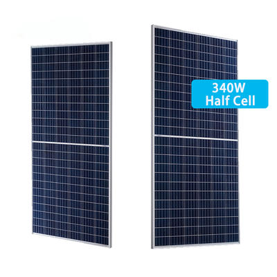hot sale 340W half cut cell solar panel with PERC 5bb