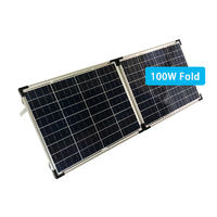 100W foldable solar panel charger for outside activity