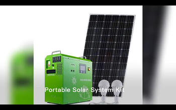 Easy working 2000w off grid solar power energy storage system