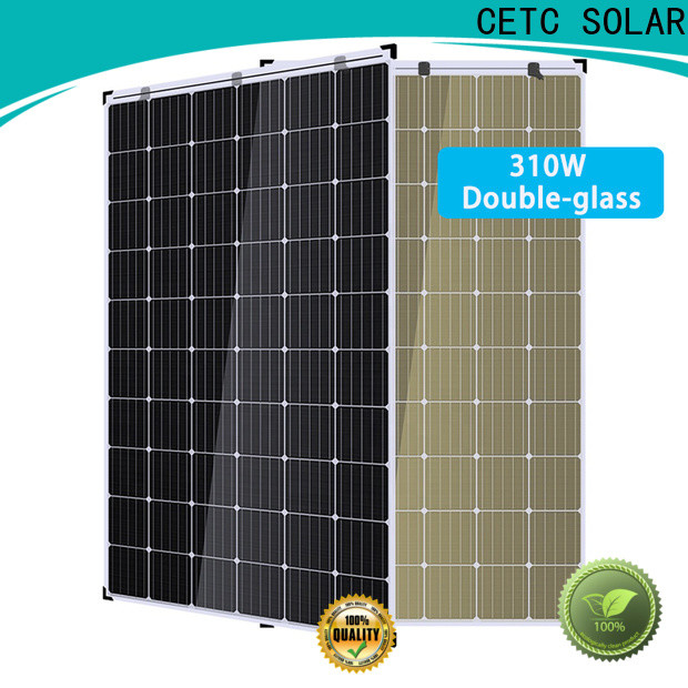 CETC SOLAR custom double glass solar modules supply for outdoor energy