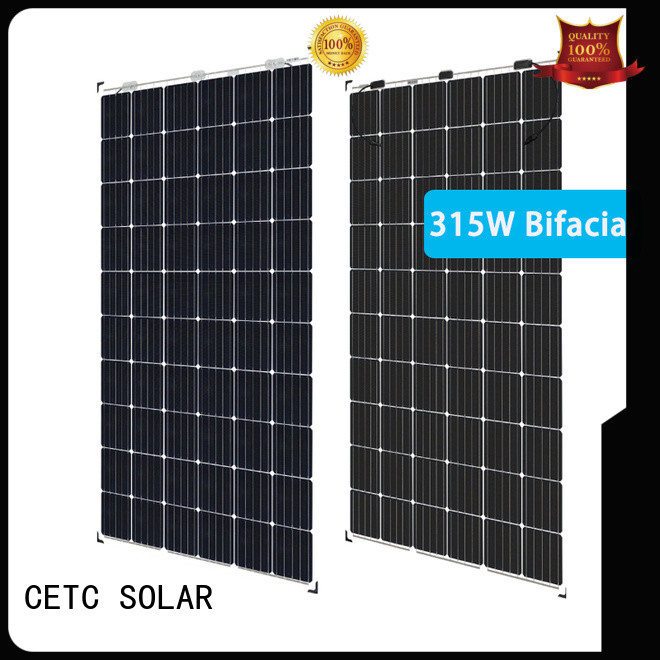 frameless bifacial solar panel supply for sale